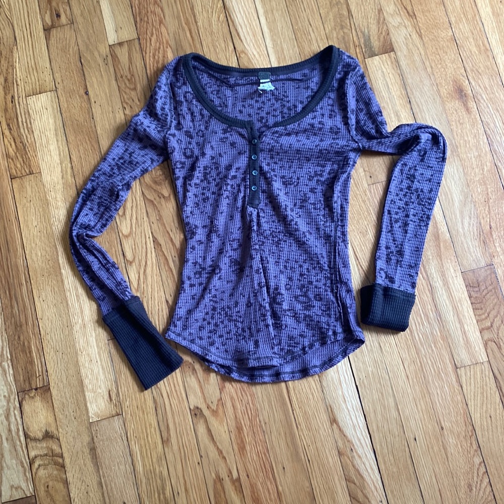 Free people we the free Henley top, medium.